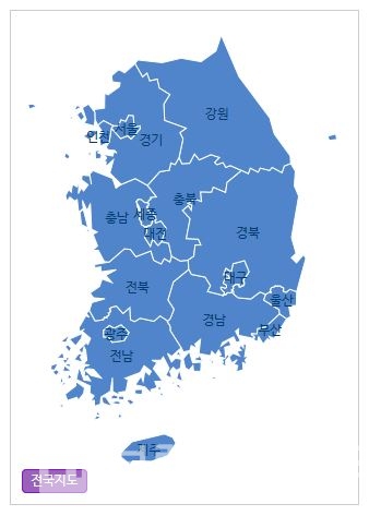 독도가 안보이는 사진=지방재정365 다운로드