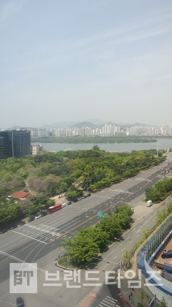 5월초 여의도 공원모습