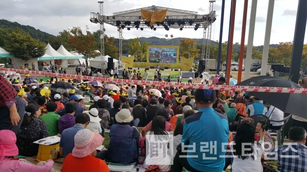 2019임실엔치즈 개막 4시간 전 무대 앞 모습/사진=브랜드타임즈