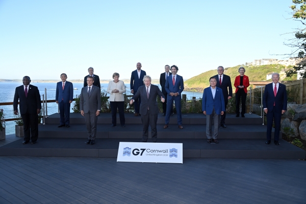 영국 콘월 G7 정상회의 기념/사진=G7 Summit 공식 사진 제공 Flickr.com.