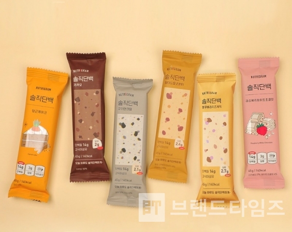 고단백 고섬유질 단백질바 브랜드 ‘솔직단백™’/사진=뉴트리그램™