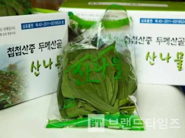 경상북도 영주시에 있는 산나물 브랜드 첩첩산중® 두메산골/사진=첩첩산중® 카페 갈무리(다운로드)