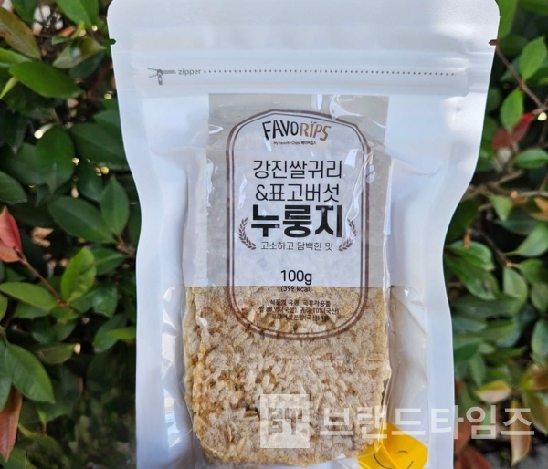 강진군 청년농부 대표 브랜드 믿음윤®에서 출시한 페이버립스® 건강 누룽지/시진=믿음윤®