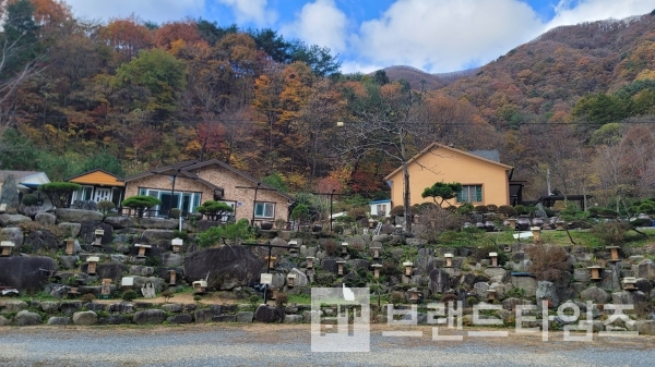 하늘아래 첫집의 토종벌통/사진=브랜드타임즈