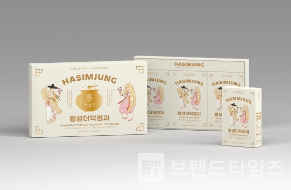 새로운 하심정® 횡성더덕정과 패키지 디자인/사진=앤도스