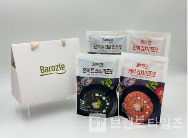 대한민국 전복식품 대표 브랜드 완도다®의 바로즐®의 전복리조또/사진=완도다®